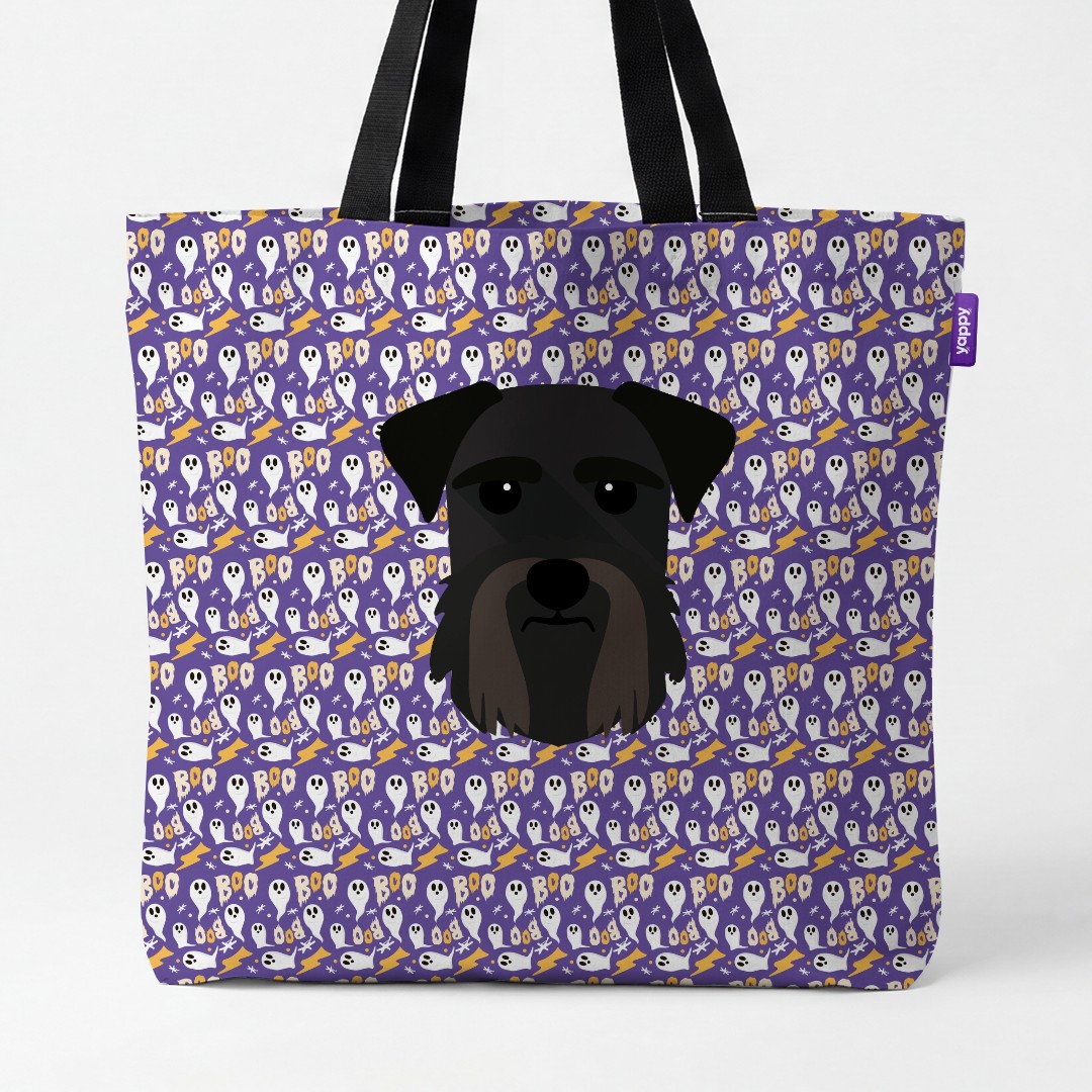 'Boo Ghosts' - Personalized {breedCommonName} Canvas Bag