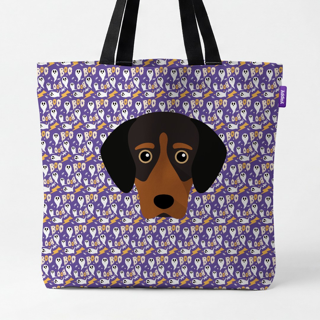 'Boo Ghosts' - Personalised {breedCommonName} Canvas Bag