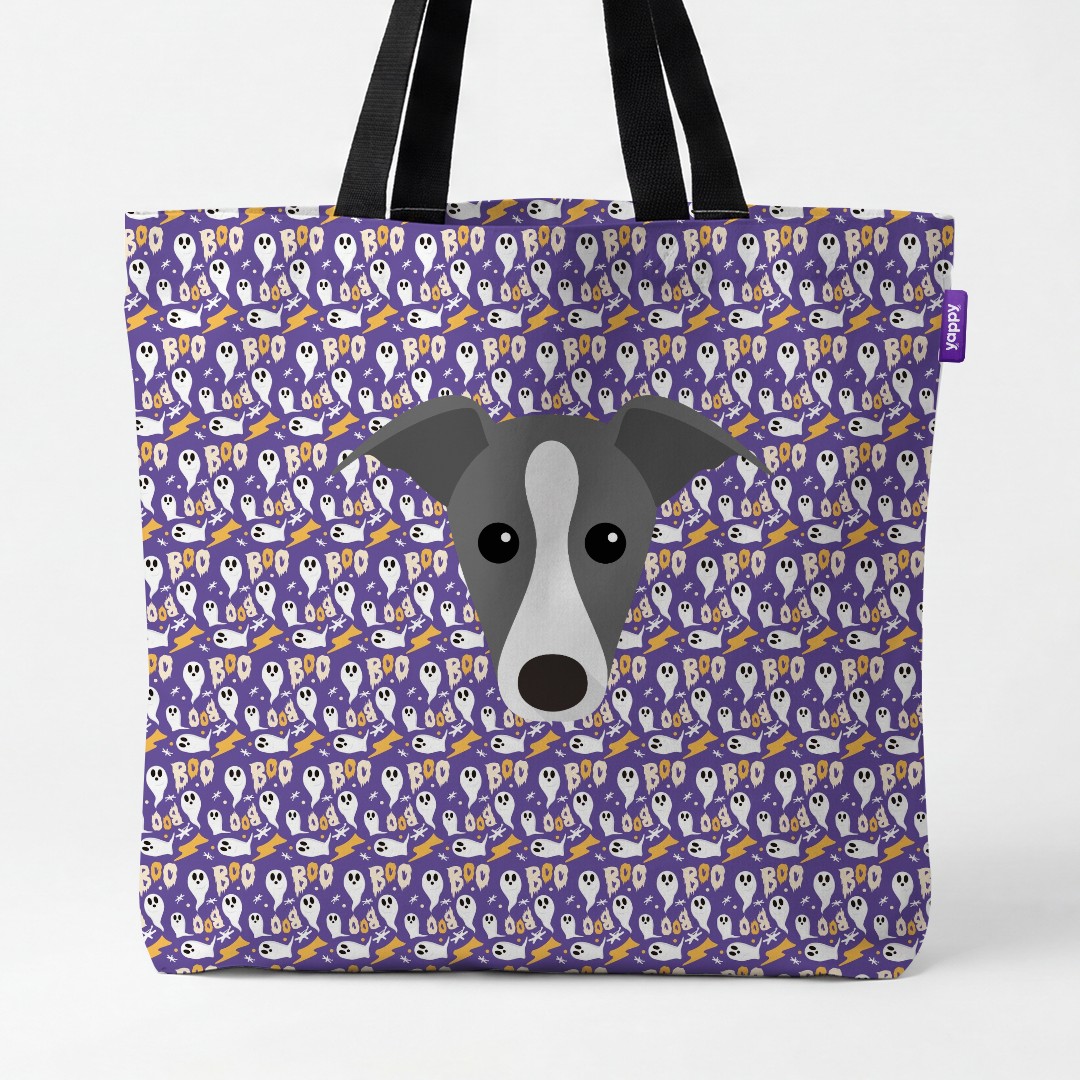 'Boo Ghosts' - Personalized {breedCommonName} Canvas Bag