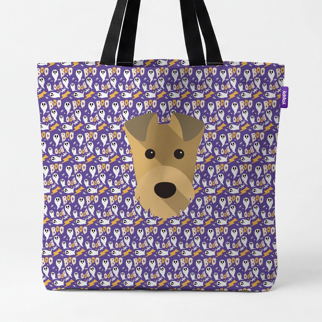 'Boo Ghosts' - Personalized {breedCommonName} Canvas Bag