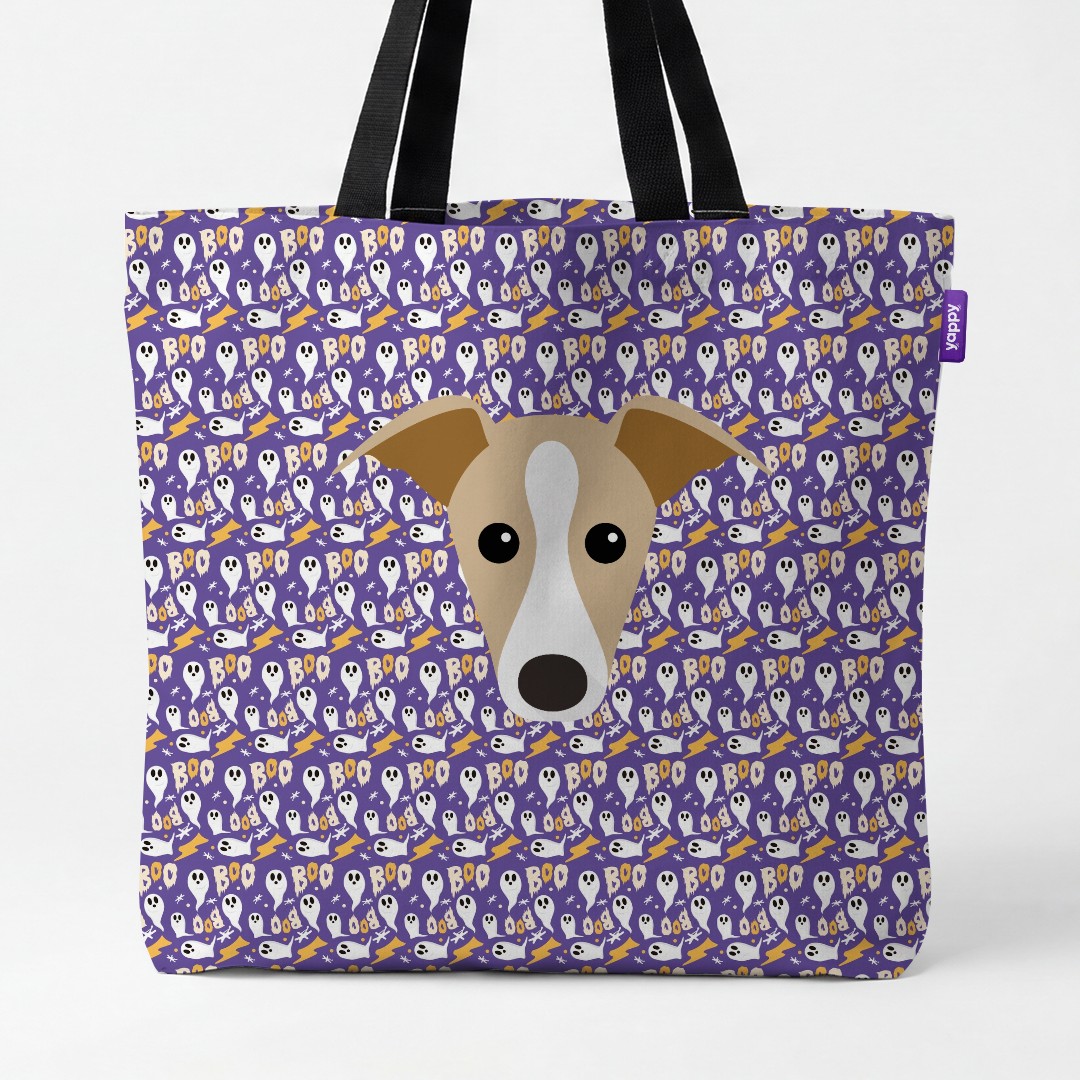 'Boo Ghosts' - Personalized {breedCommonName} Canvas Bag