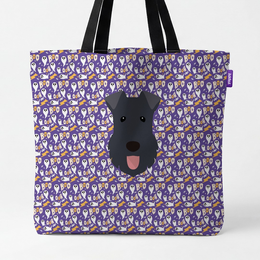 'Boo Ghosts' - Personalised {breedCommonName} Canvas Bag