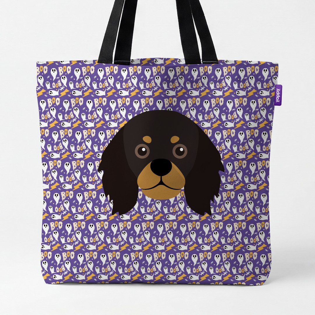 'Boo Ghosts' - Personalized {breedCommonName} Canvas Bag