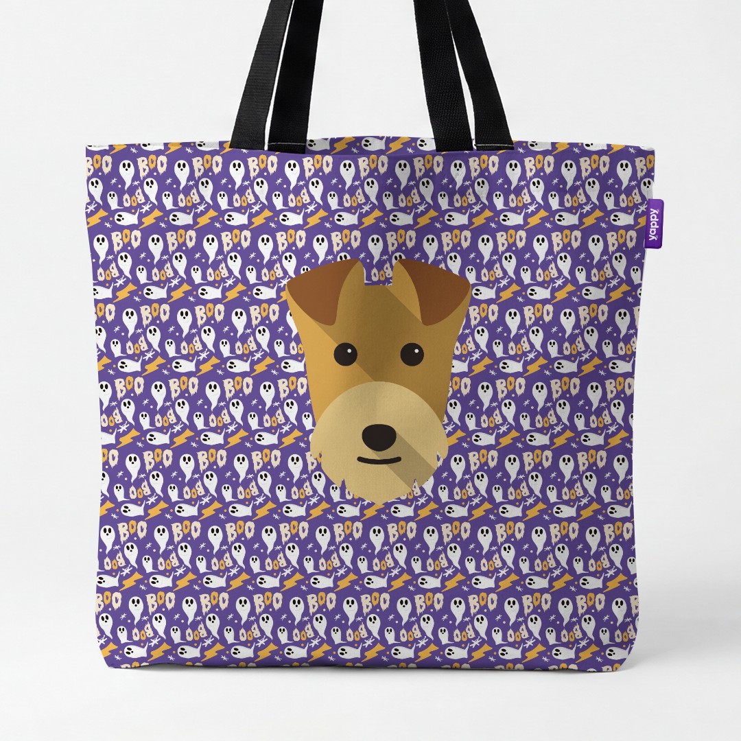 'Boo Ghosts' - Personalized {breedCommonName} Canvas Bag