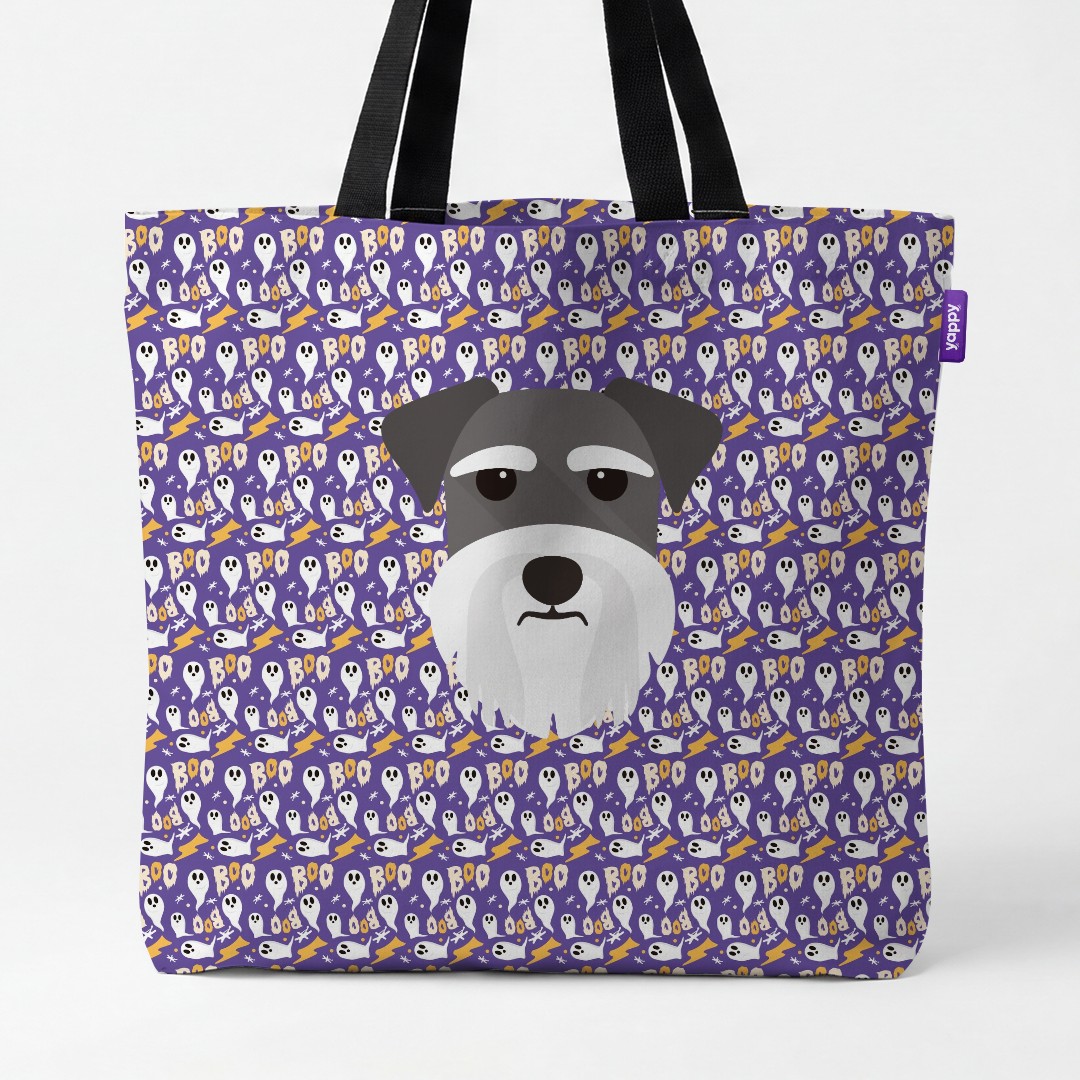 'Boo Ghosts' - Personalized {breedCommonName} Canvas Bag
