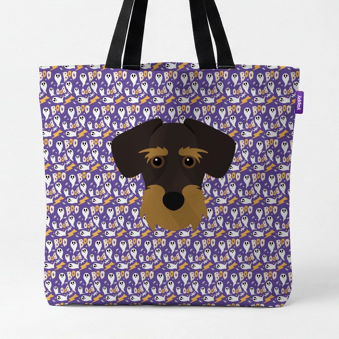 'Boo Ghosts' - Personalized {breedCommonName} Canvas Bag