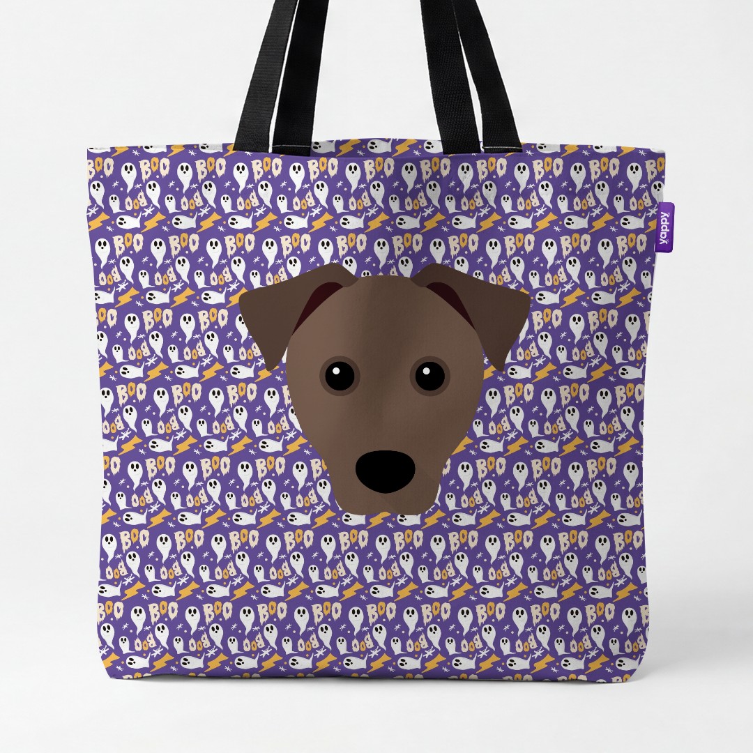 'Boo Ghosts' - Personalized {breedCommonName} Canvas Bag