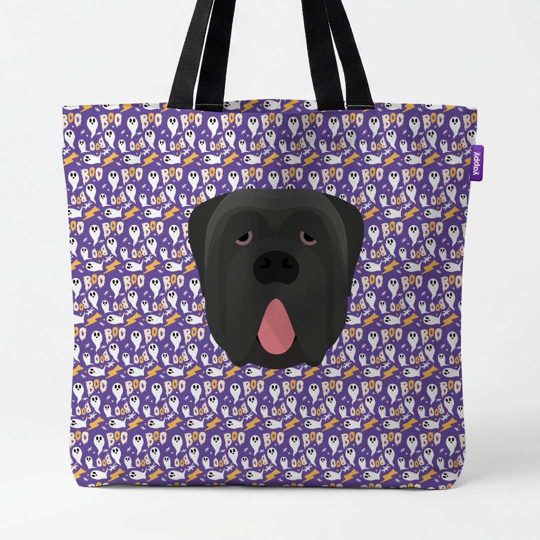 'Boo Ghosts' - Personalized {breedCommonName} Canvas Bag