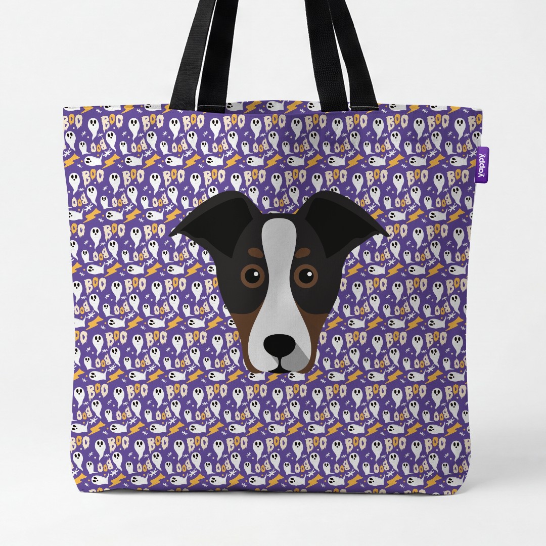 'Boo Ghosts' - Personalized {breedCommonName} Canvas Bag