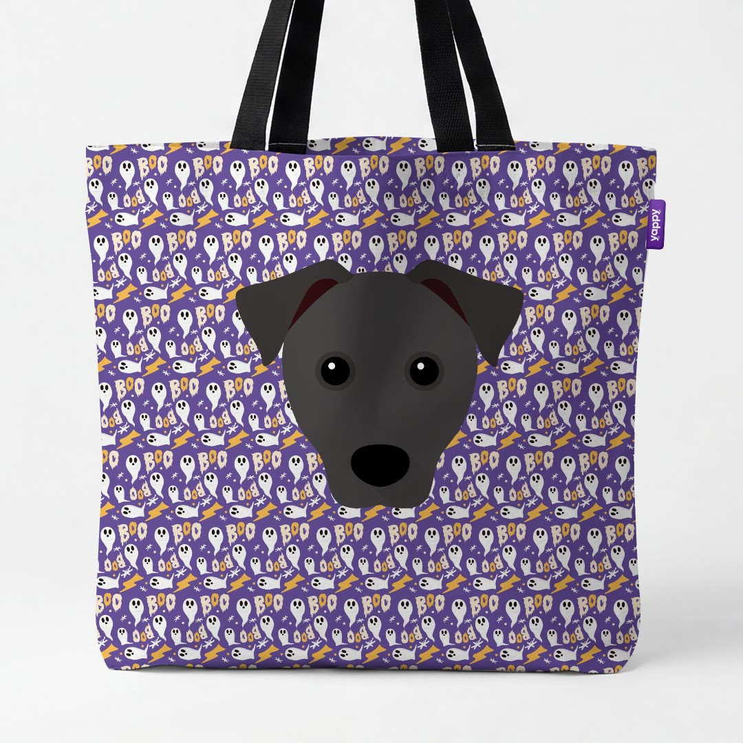 'Boo Ghosts' - Personalized {breedCommonName} Canvas Bag