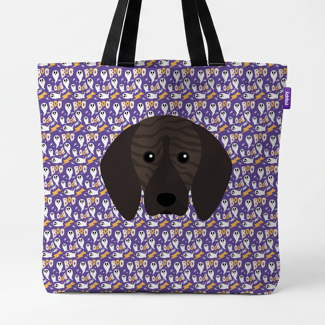 'Boo Ghosts' - Personalized {breedCommonName} Canvas Bag