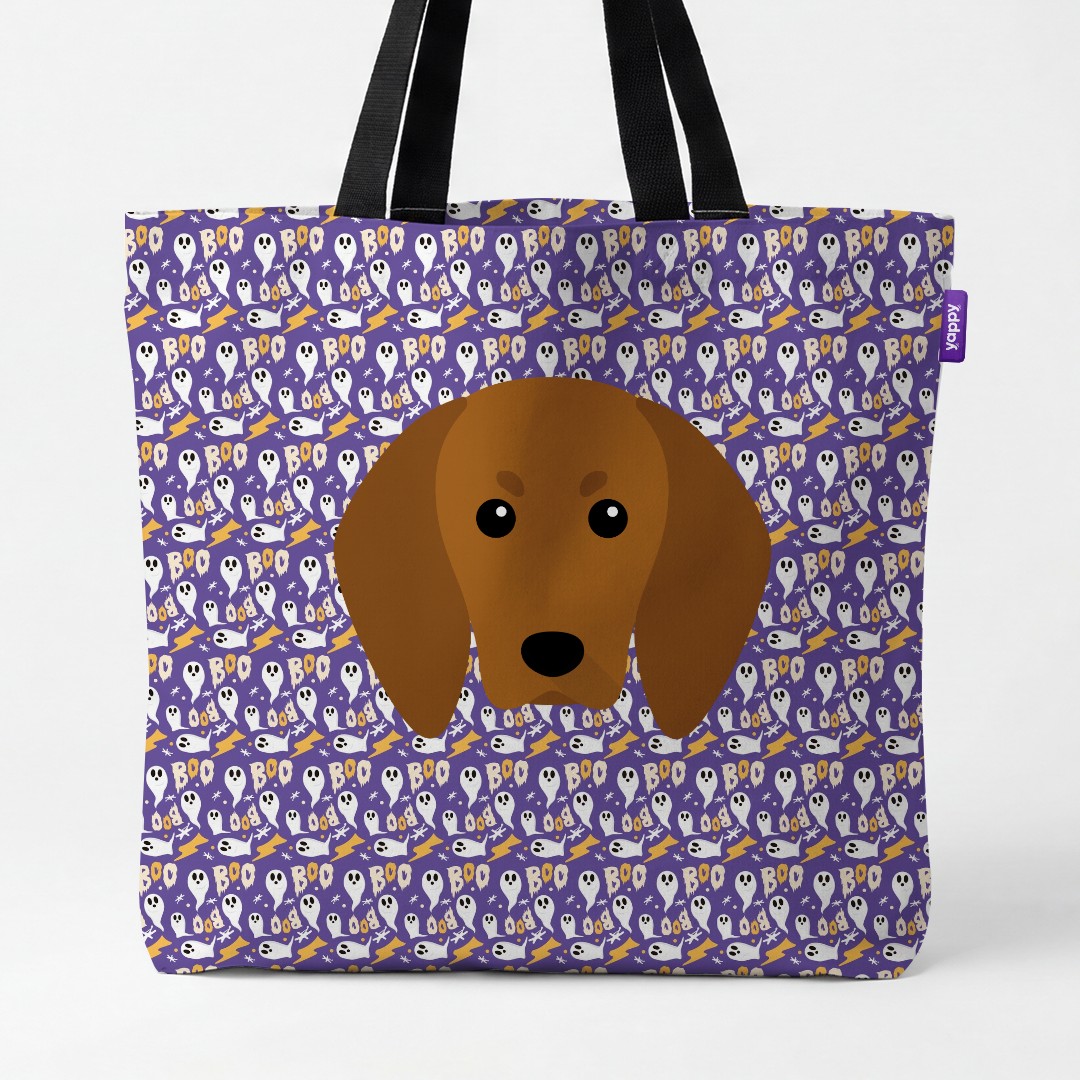 'Boo Ghosts' - Personalized {breedCommonName} Canvas Bag
