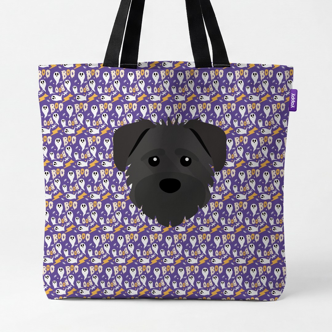 'Boo Ghosts' - Personalized {breedCommonName} Canvas Bag