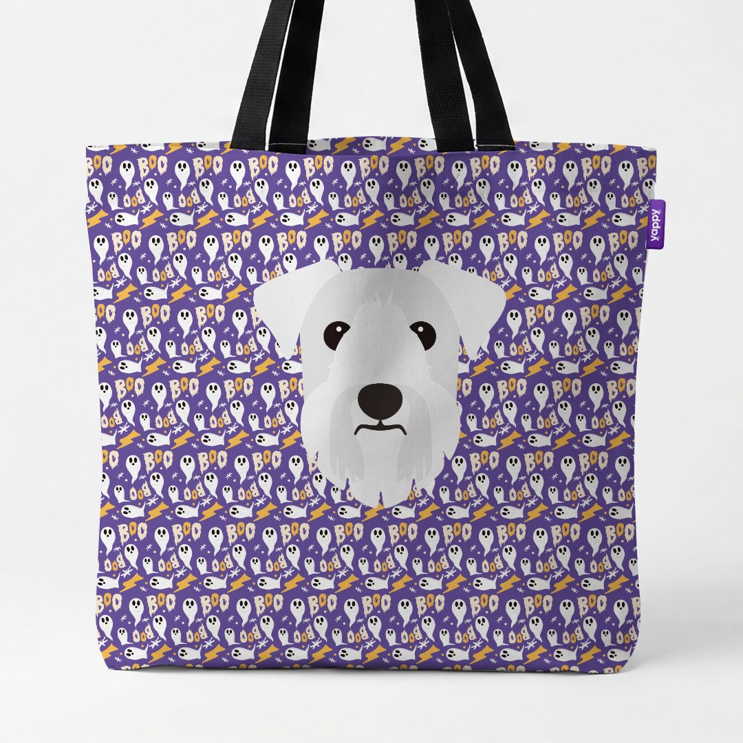 'Boo Ghosts' - Personalised {breedCommonName} Canvas Bag