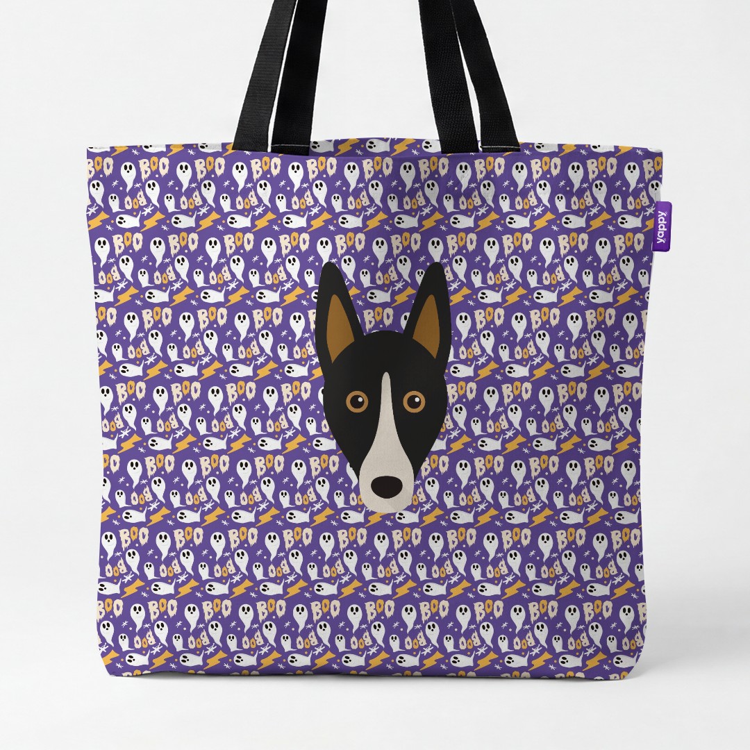 'Boo Ghosts' - Personalized {breedCommonName} Canvas Bag