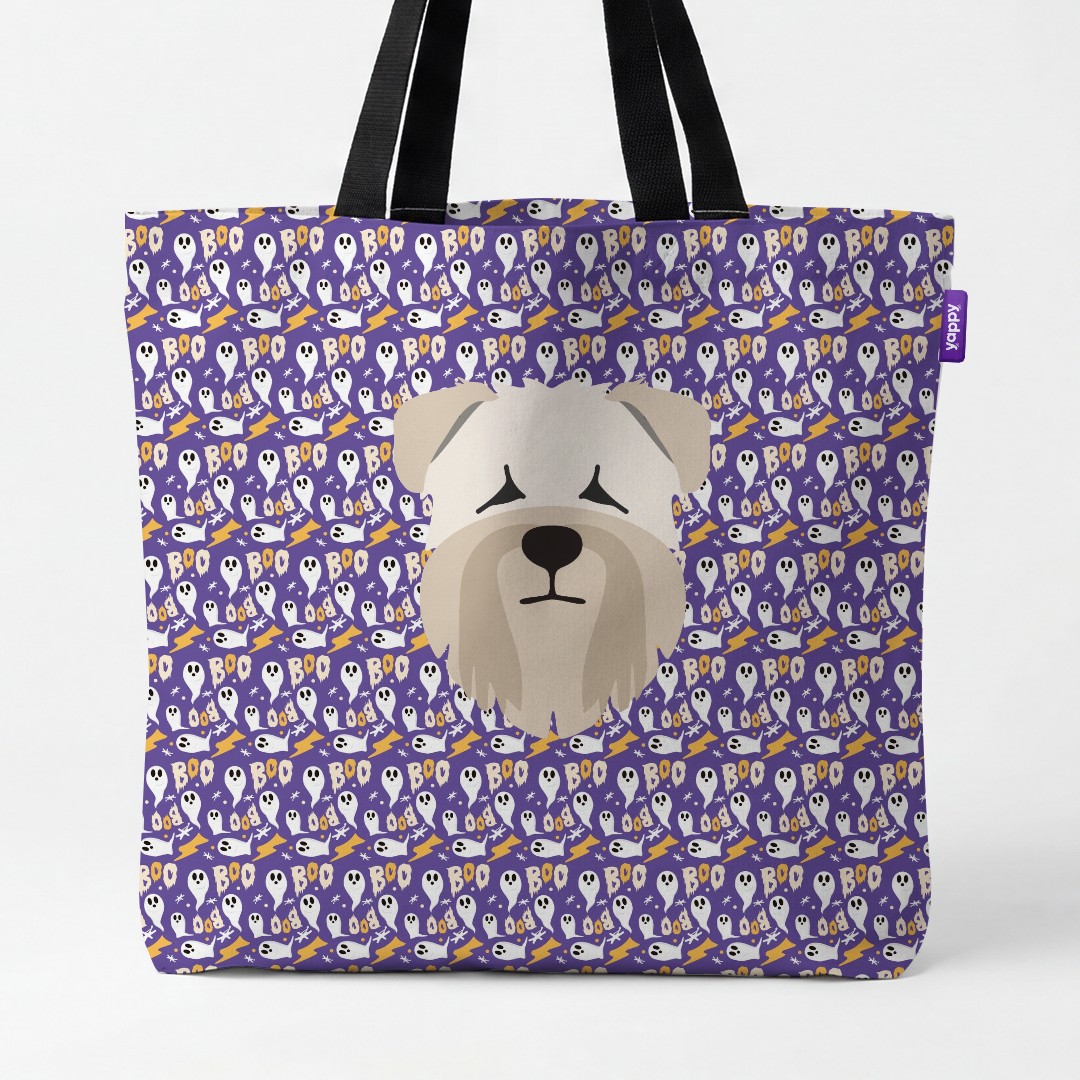 'Boo Ghosts' - Personalized {breedCommonName} Canvas Bag