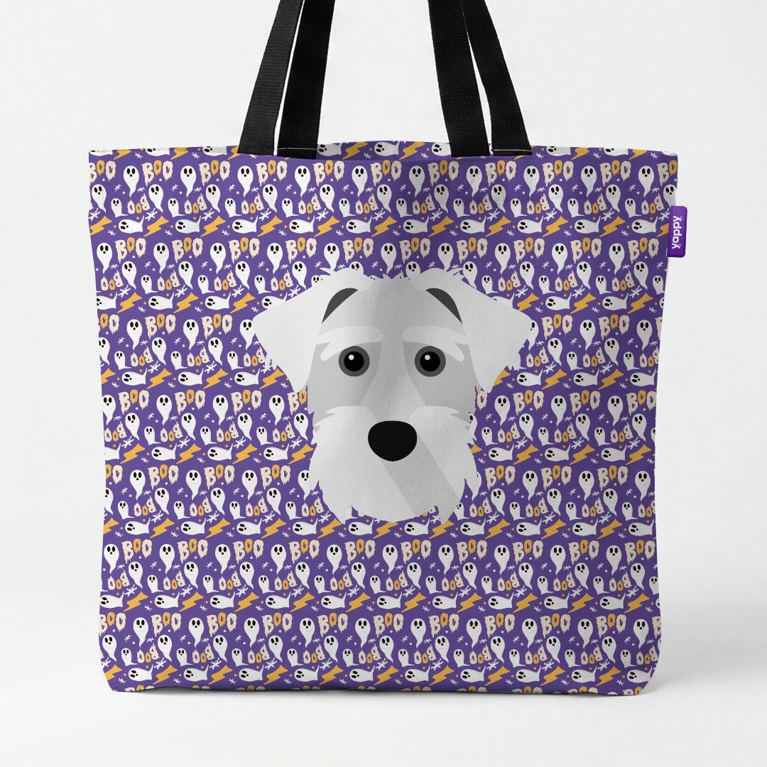 'Boo Ghosts' - Personalized {breedCommonName} Canvas Bag