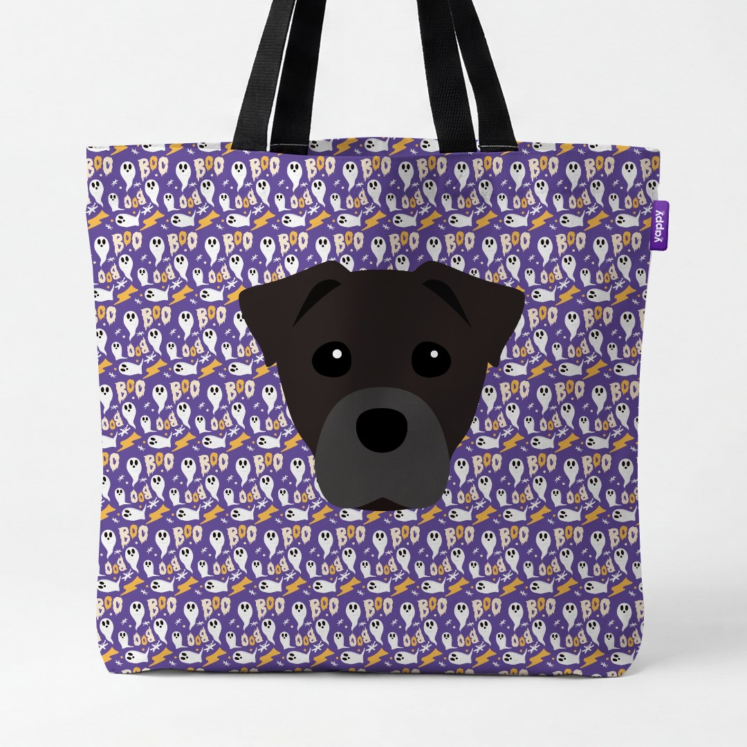 'Boo Ghosts' - Personalized {breedCommonName} Canvas Bag