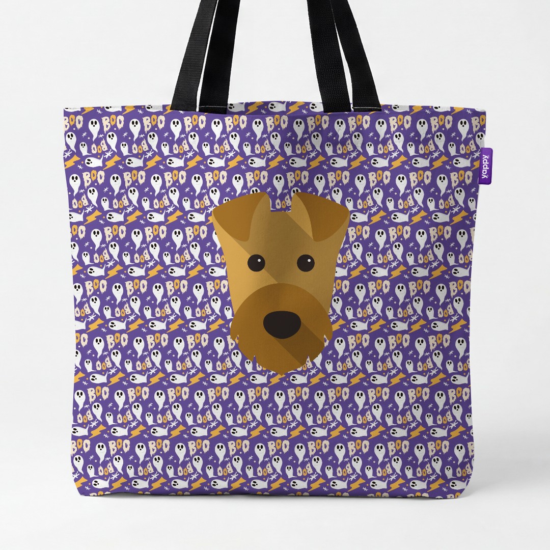 'Boo Ghosts' - Personalised {breedCommonName} Canvas Bag