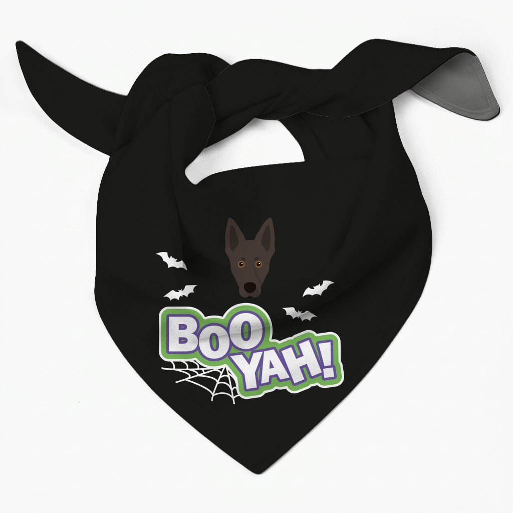 Boo Yah! Personalised {breedFullName} Bandana