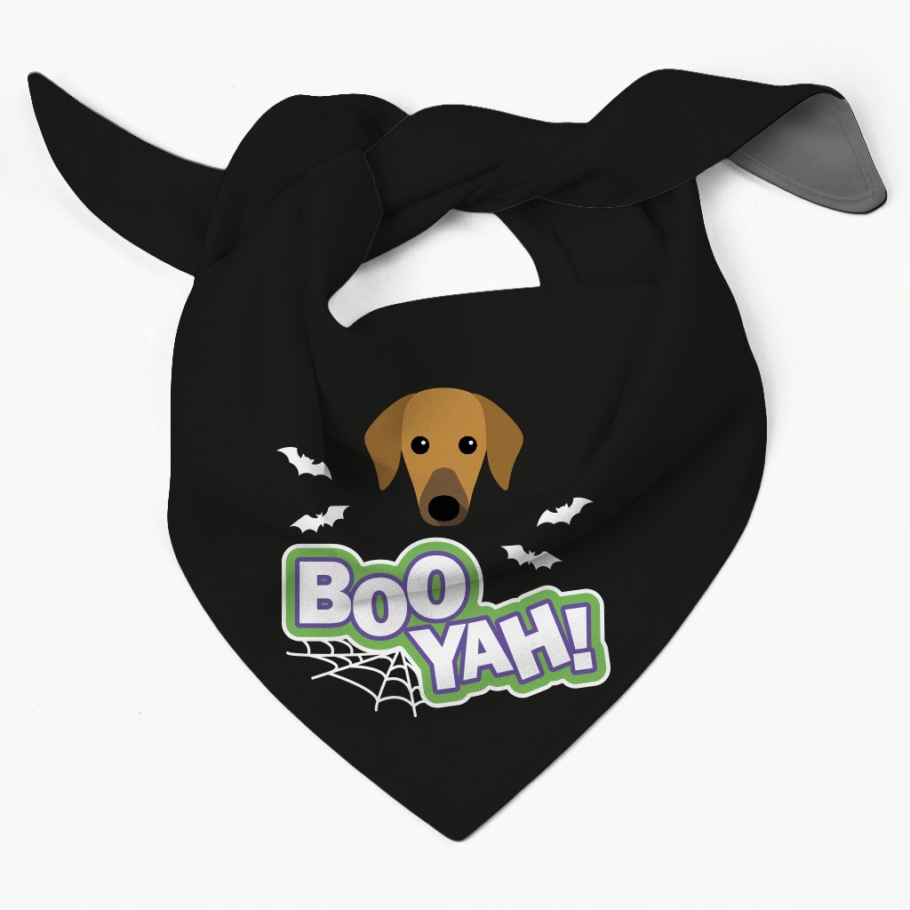 Boo Yah! Personalized {breedFullName} Bandana