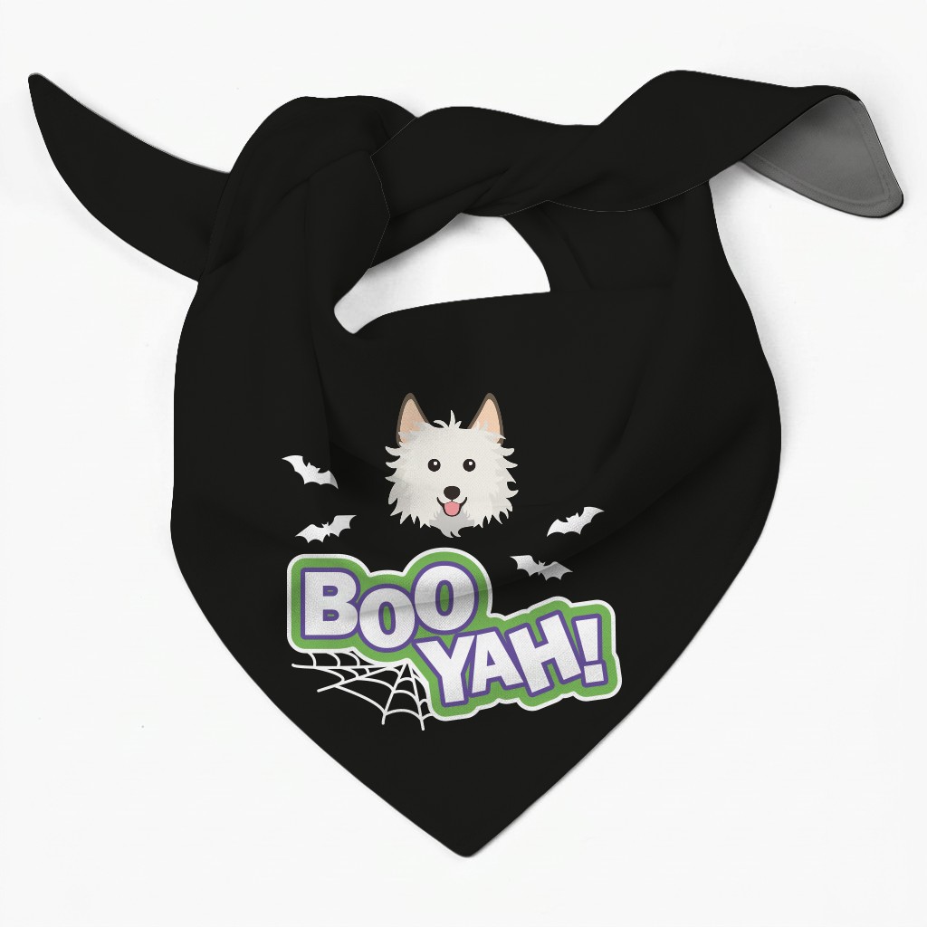 Boo Yah! Personalized {breedFullName} Bandana