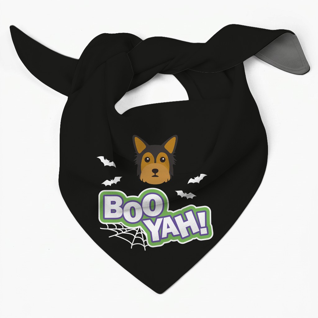 Boo Yah! Personalised {breedFullName} Bandana