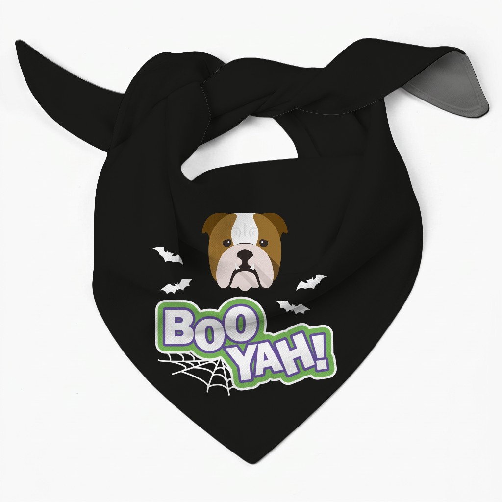 Boo Yah! Personalized {breedFullName} Bandana