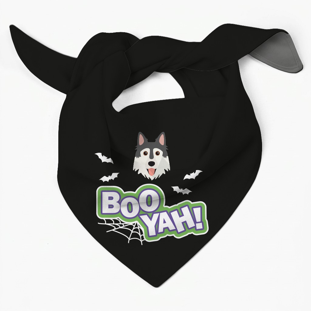Boo Yah! Personalized {breedFullName} Bandana