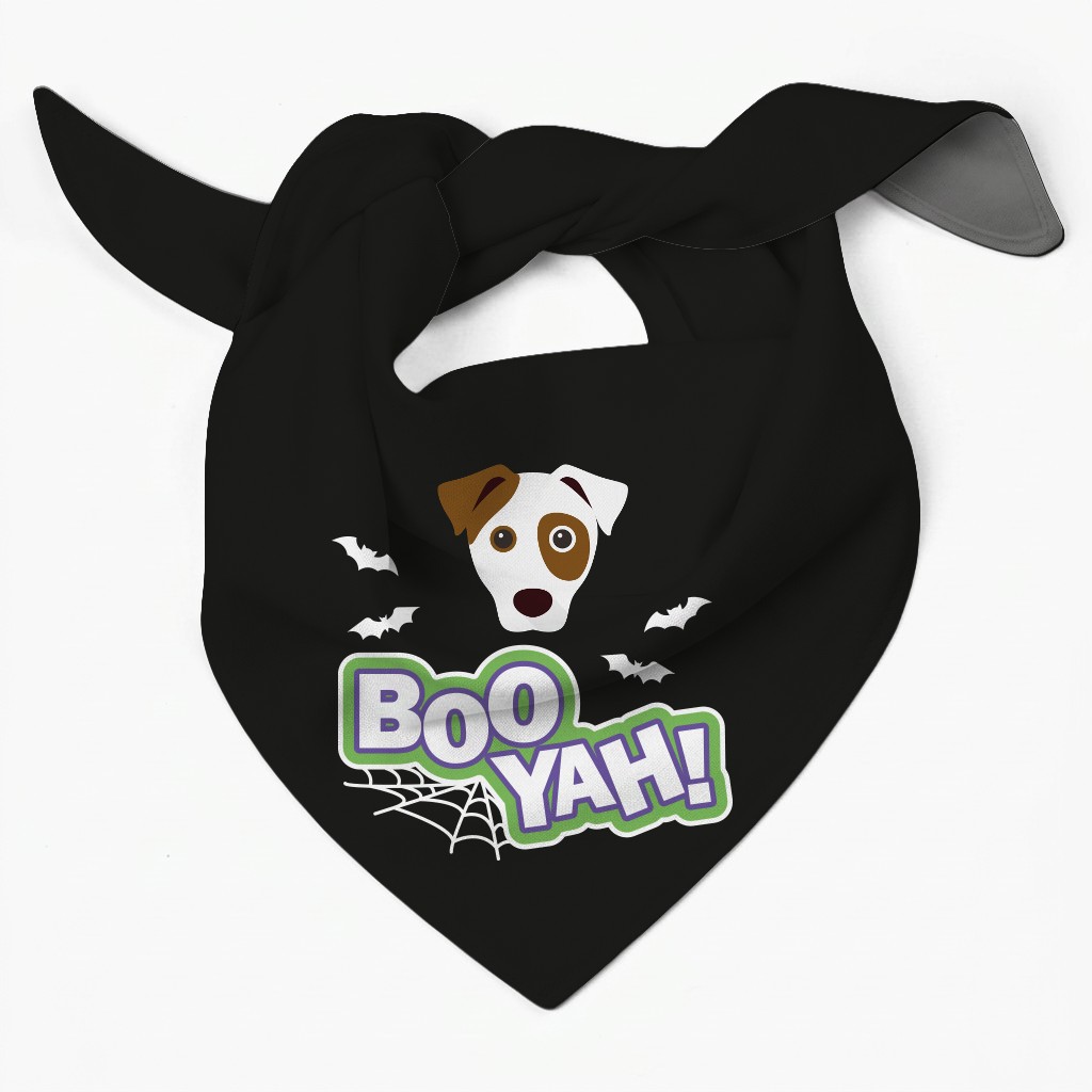 Boo Yah! Personalized {breedFullName} Bandana