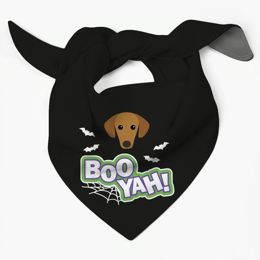 Boo Yah! Personalized {breedFullName} Bandana