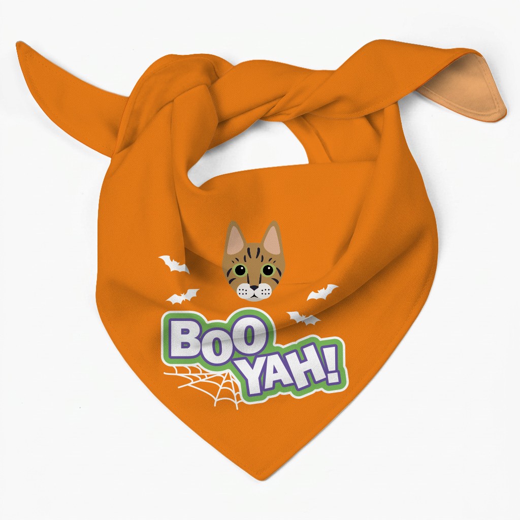 Boo Yah! Personalized {breedFullName} Bandana