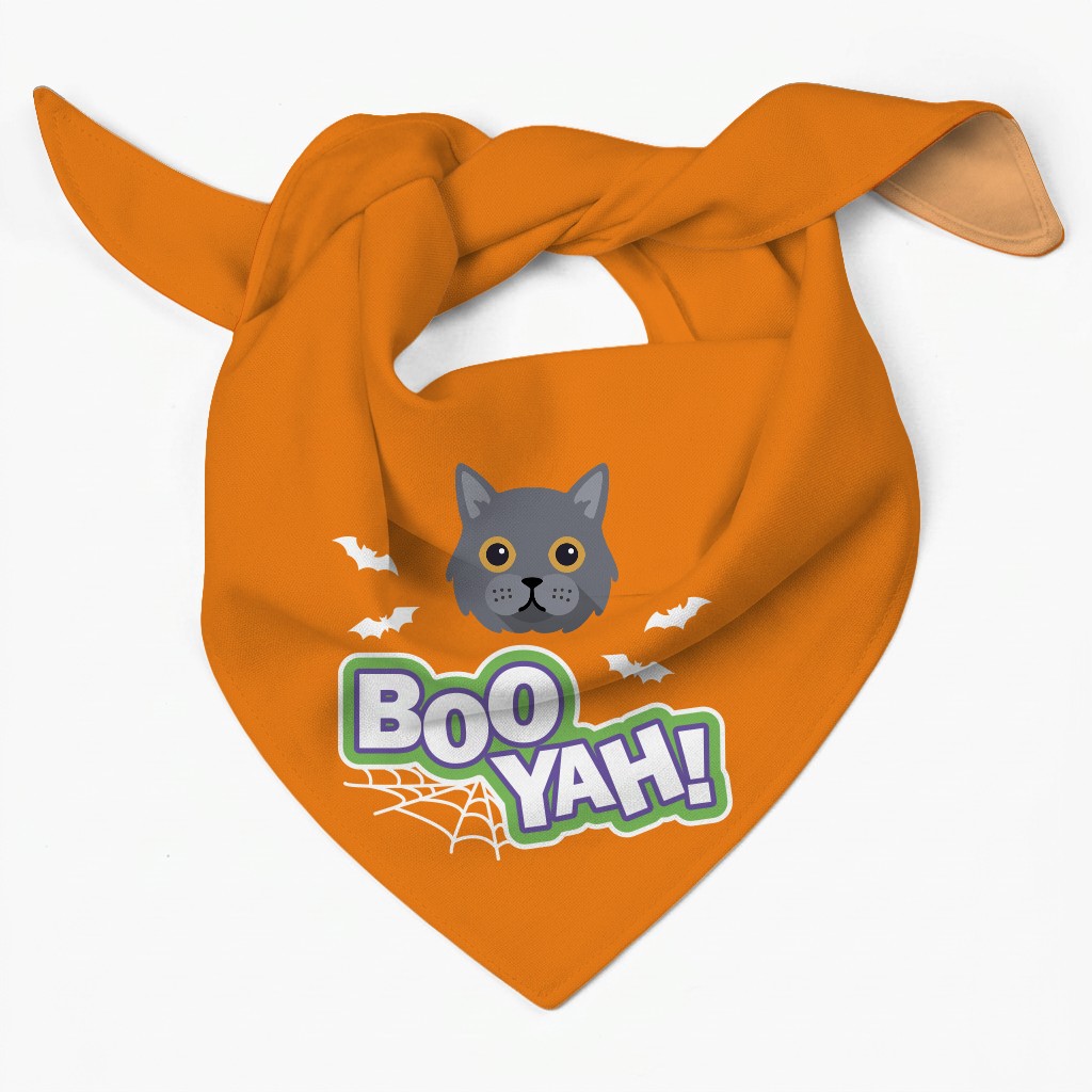 Boo Yah! Personalized {breedFullName} Bandana