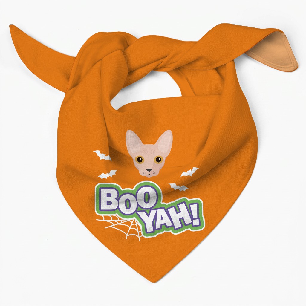 Boo Yah! Personalized {breedFullName} Bandana
