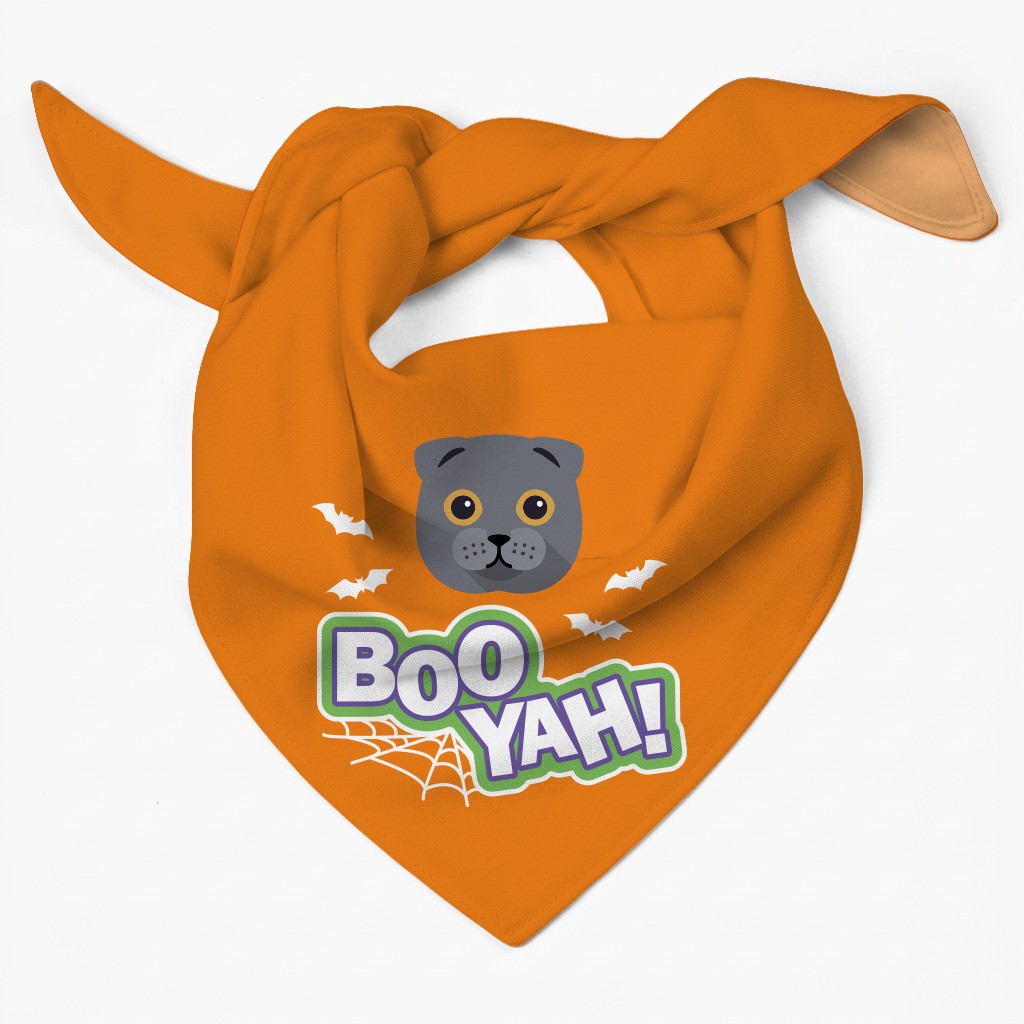 Boo Yah! Personalized {breedFullName} Bandana