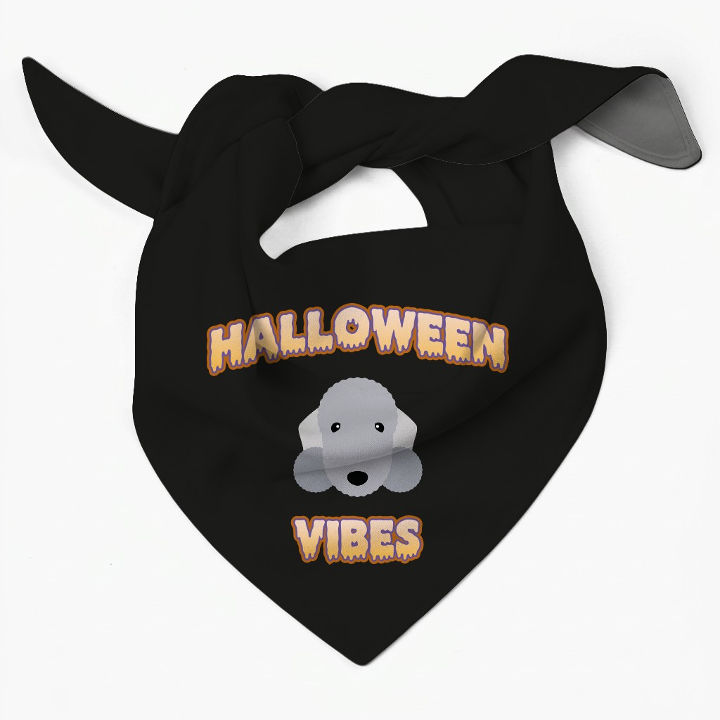 Halloween Vibes: Personalized {breedFullName} Bandana