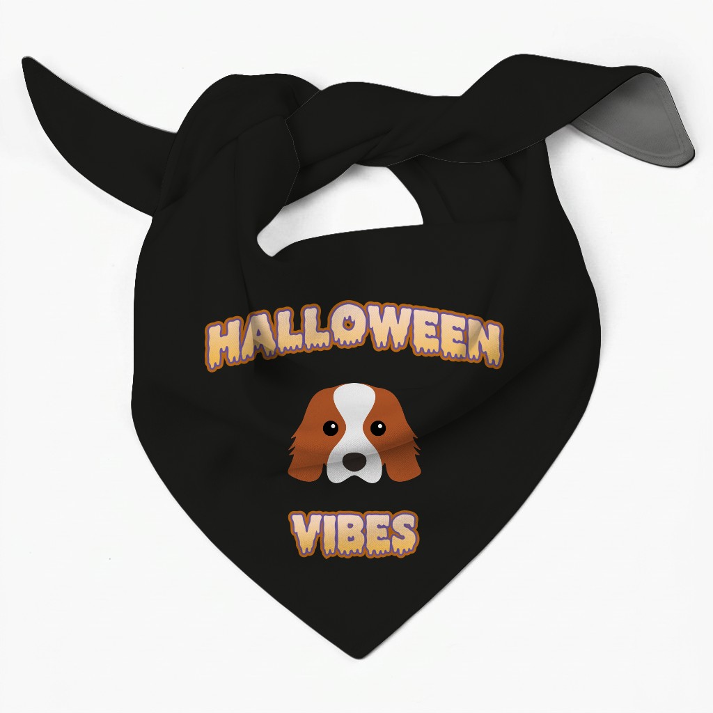 Halloween Vibes: Personalised {breedFullName} Bandana