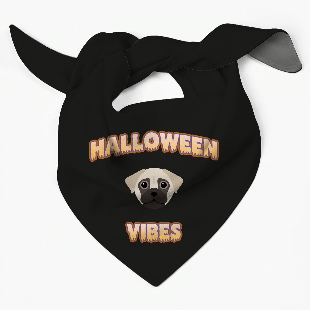 Halloween Vibes: Personalized {breedFullName} Bandana