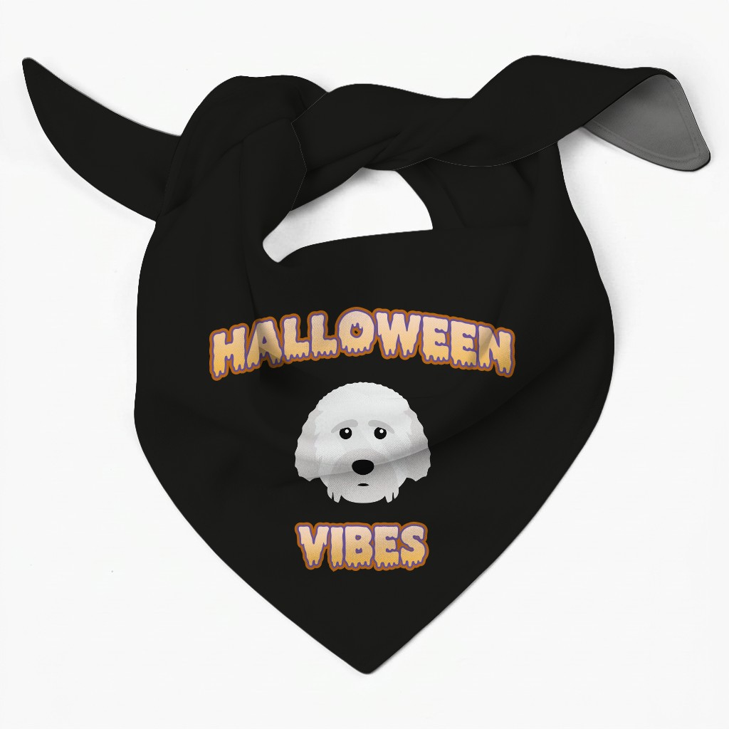 Halloween Vibes: Personalized {breedFullName} Bandana