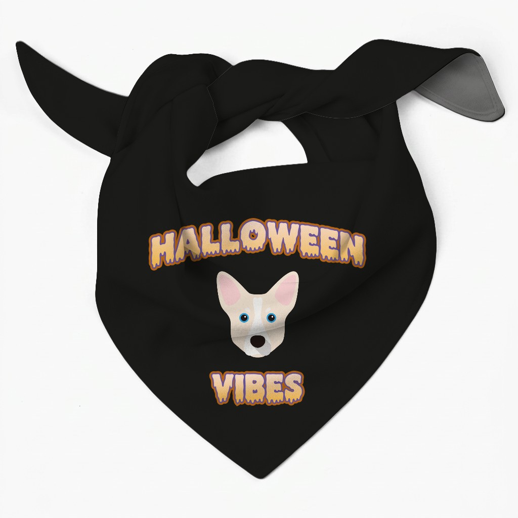 Halloween Vibes: Personalized {breedFullName} Bandana