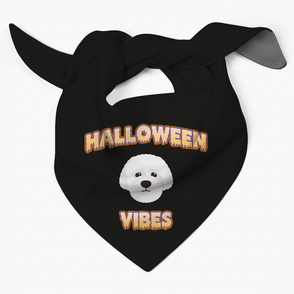 Halloween Vibes: Personalized {breedFullName} Bandana