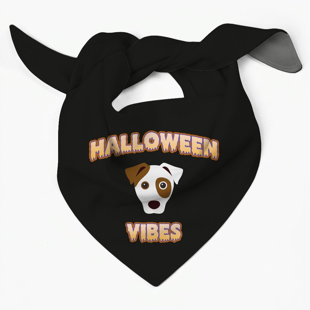 Halloween Vibes: Personalized {breedFullName} Bandana