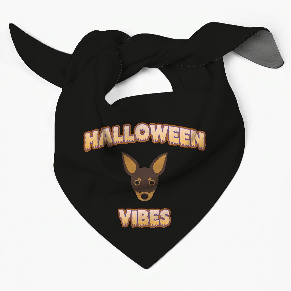 Halloween Vibes: Personalized {breedFullName} Bandana