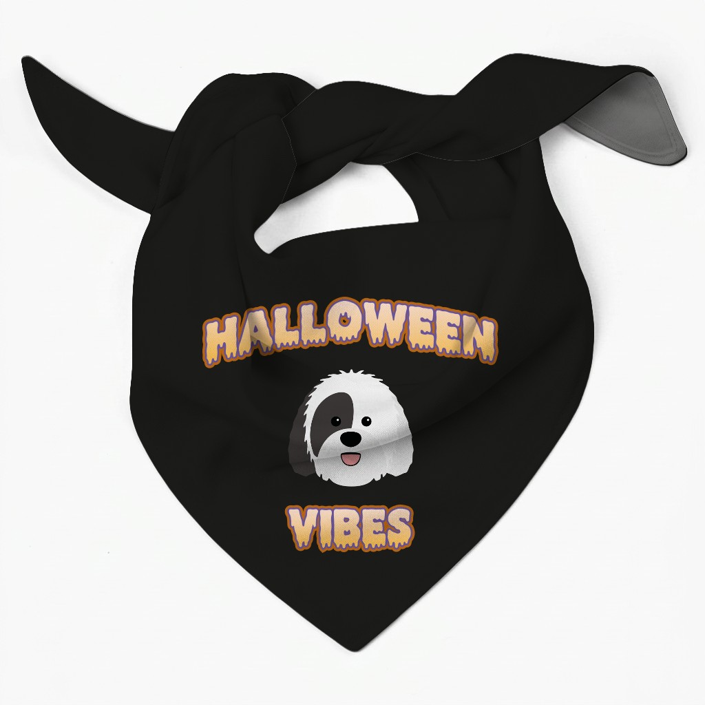 Halloween Vibes: Personalized {breedFullName} Bandana