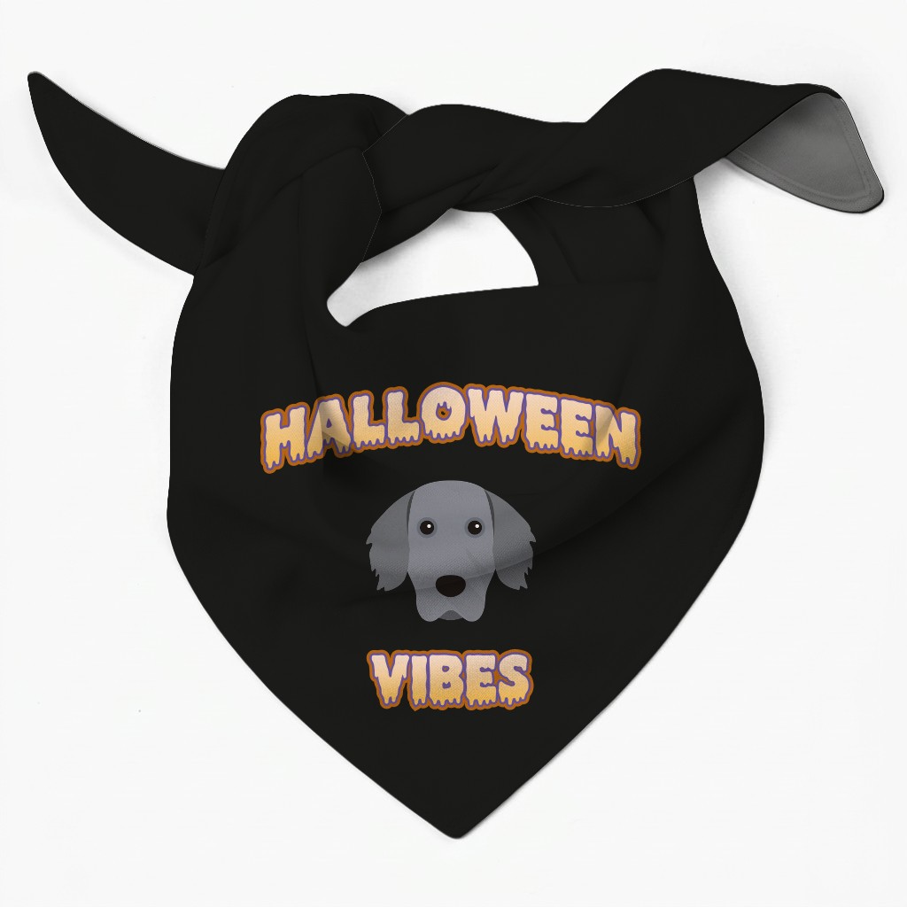 Halloween Vibes: Personalized {breedFullName} Bandana