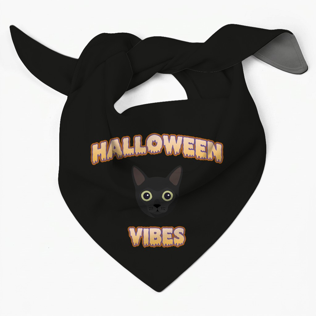 Halloween Vibes: Personalized {breedFullName} Bandana