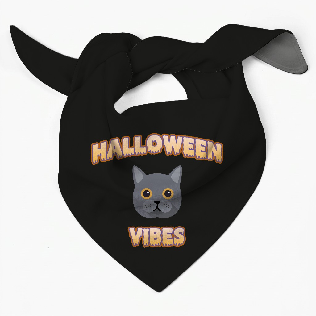 Halloween Vibes: Personalized {breedFullName} Bandana