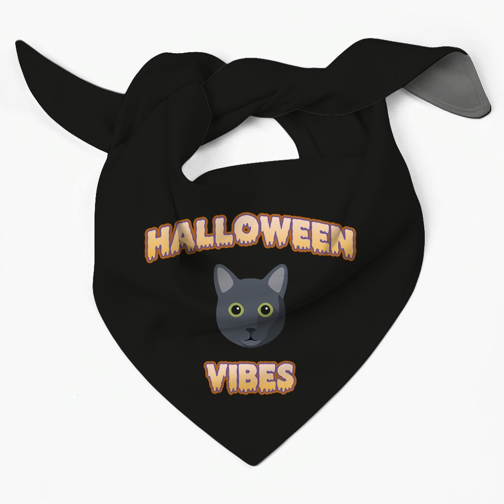 Halloween Vibes: Personalized {breedFullName} Bandana