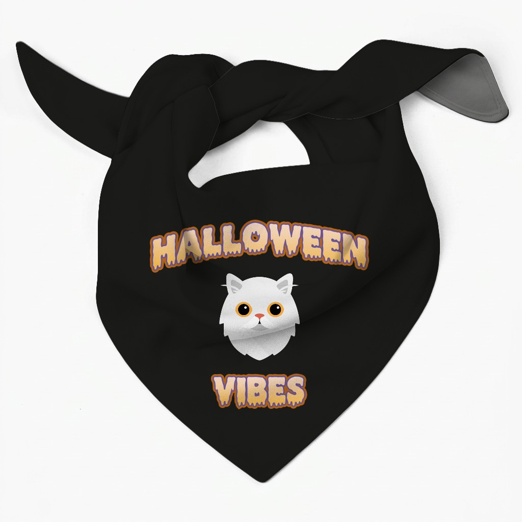Halloween Vibes: Personalized {breedFullName} Bandana