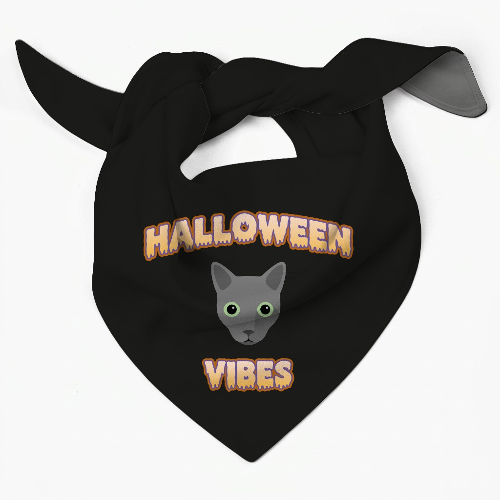 Halloween Vibes: Personalized {breedFullName} Bandana